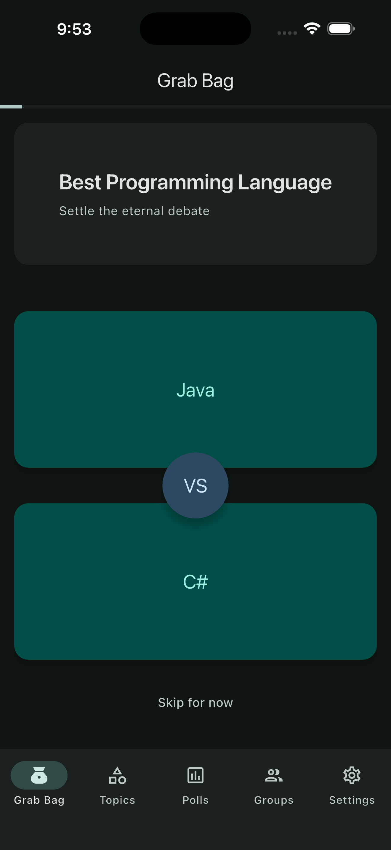 Java vs C# matchup