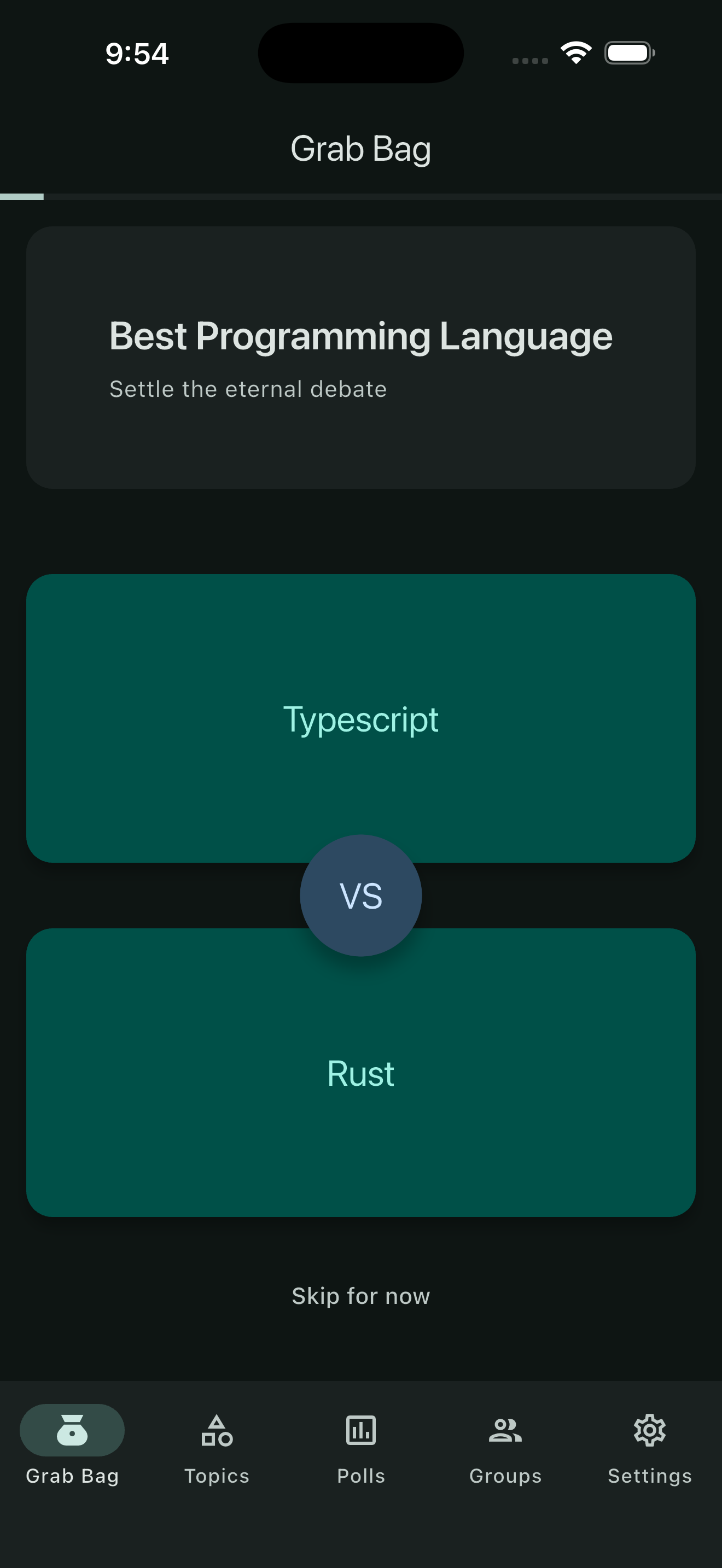 Typescript vs Rust matchup